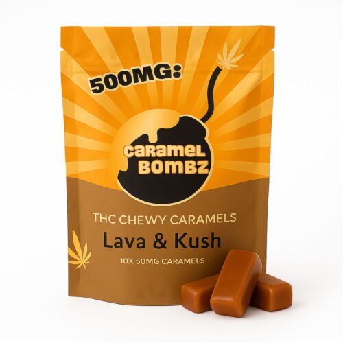 L&K CARAMEL BOMBZ 10/pk (500mg THC)