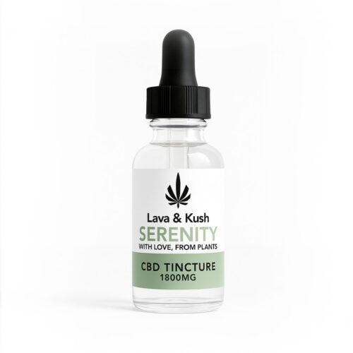 L&K SERENITY CBD TINCTURE IN MCT OIL - 30ml MARJORAM ESSENTIAL OIL - FOR RELAXATION (1800mg)