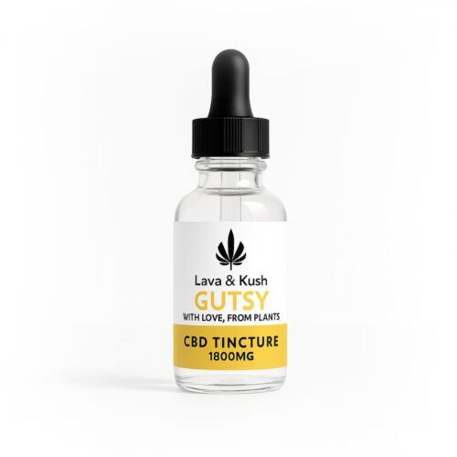 L&K GUTSY CBD TINCTURE IN MCT OIL - 30ml WITH GINGER ESSENTIAL OIL - FOR DIGESTION (1800mg)