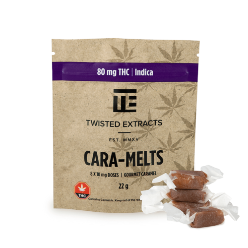 TWISTED EXTRACTS CARA-MELTS INDICA  - (80mg THC)
