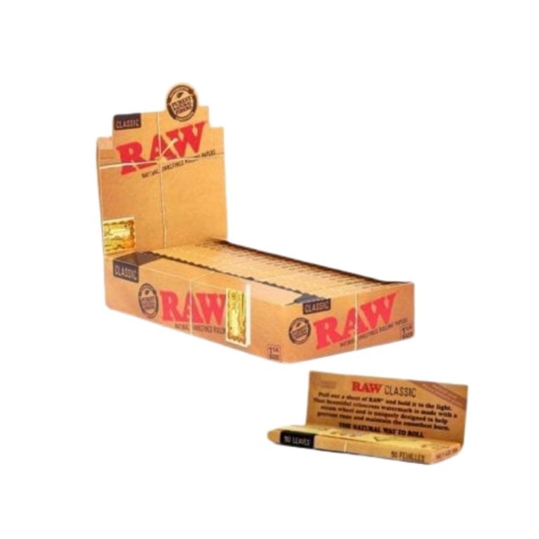 Raw Organic 1-1/4 Hemp Rolling Papers