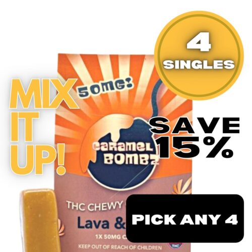 MIX IT UP - EDIBLE SINGLES - PICK ANY 4 - SAVE 15%