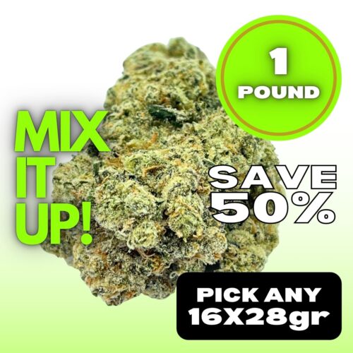 MIX IT UP - FLOWER - PICK ANY 16X28GR - SAVE 50%