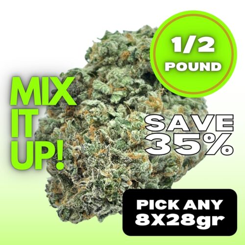 MIX IT UP - FLOWER - PICK ANY 8X28gr - SAVE 35%