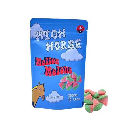 HIGH HORSE MELLOW MELONS 10/pk (300mg THC)
