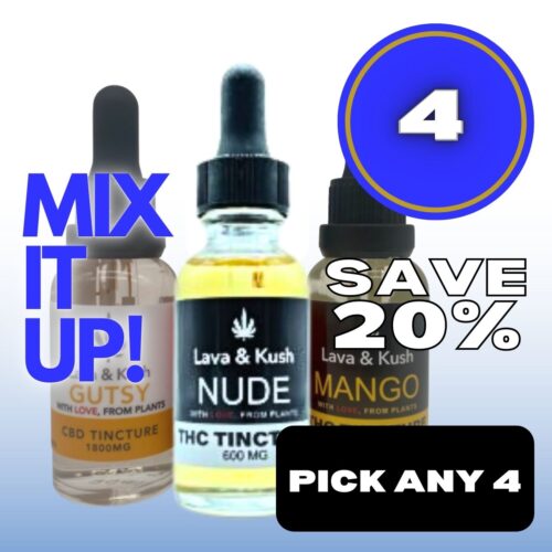 MIX IT UP - TINCTURES - PICK ANY 4 - SAVE 20%