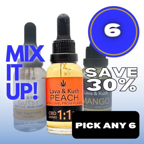 MIX IT UP - TINCTURES - PICK ANY 6 - SAVE 30%