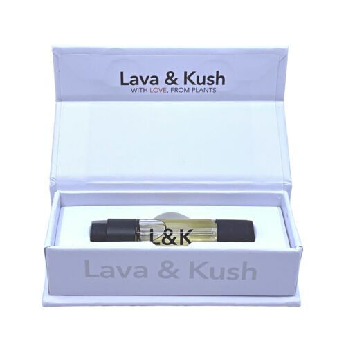 LAVA & KUSH - THC DISTILLATE CART - SOUR DIESEL STRAIN - 1gr - SATIVA (510 THREAD)
