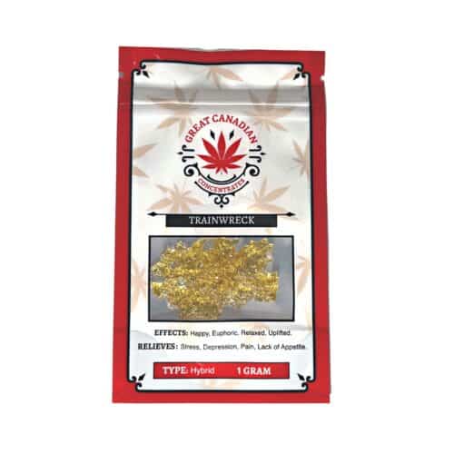 1gr - GREAT CANADIAN CONCENTRATES - TRAINWRECK - (SHATTER) - BALANCED HYBRID - (AAA)