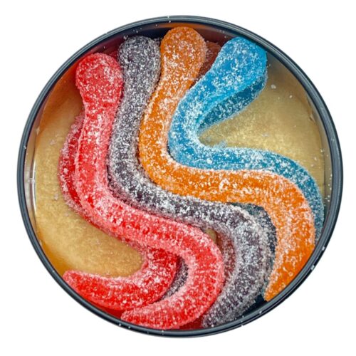 SOUR SMASH WORMS - THE REMIX 8/pk (800mg THC)