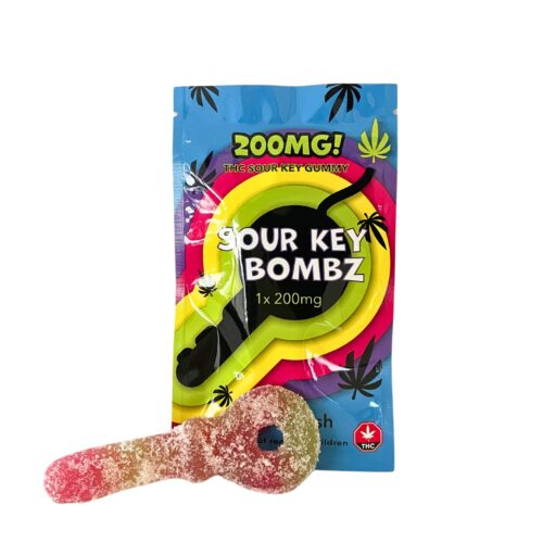 L&K SOUR KEY BOMBZ (200mg THC) - SOUR FRUITY