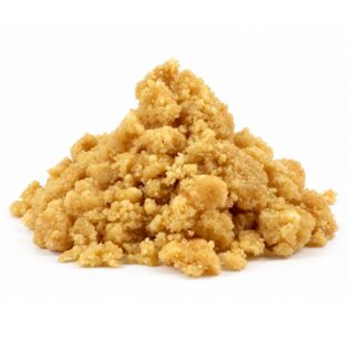 photographed on a crisp white background with visible crystal texture and natural depth