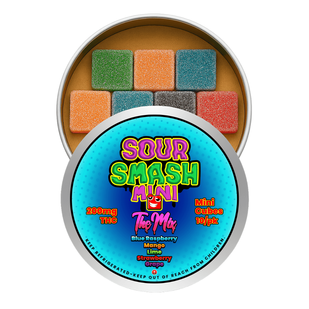 Source photograph: SOUR SMASH MINI CUBES THE MIX