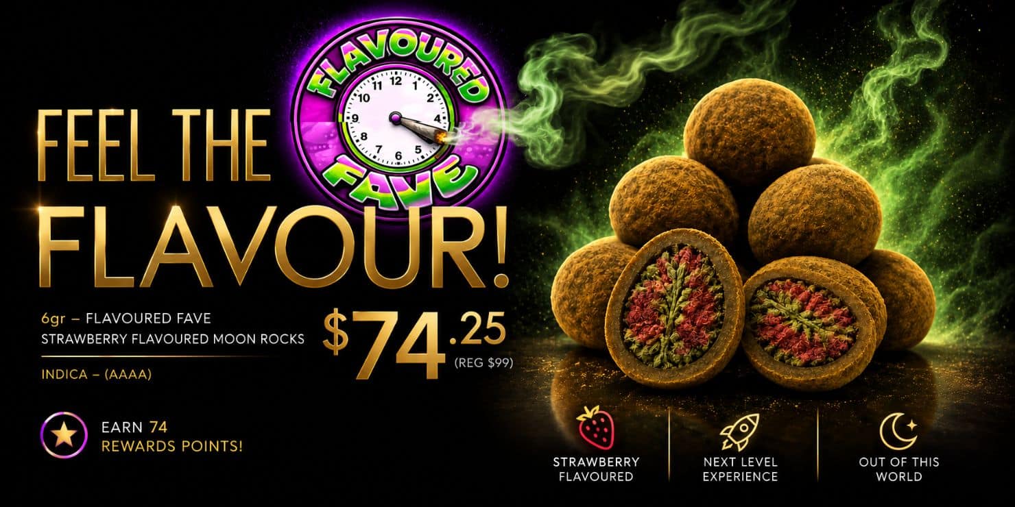 Feel the Flavour Strawberry Kiwi Moonrocks, 6g, priced at $74.25.